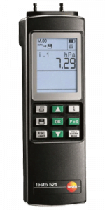 Testo 521 Differential Pressure instrument,Testo 521,Differential Pressure Measuring Instrument