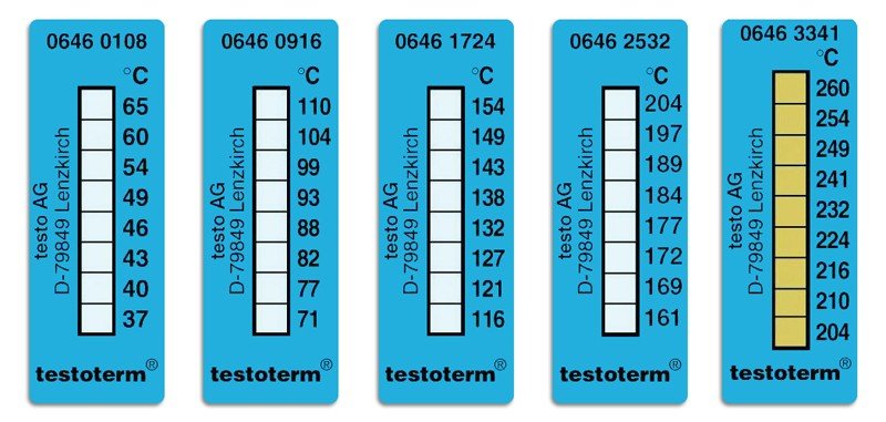Testoterm Temperature Strips,Temperature Strips