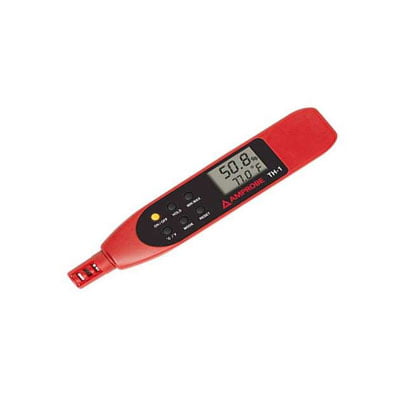 Amprobe TH-1 Relative Humidity /Temperature Probe Style Meter is a small portable RH/Temp meter used to measure Temperature and Relative Humidity.