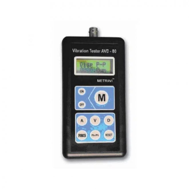 Portable vibration meter