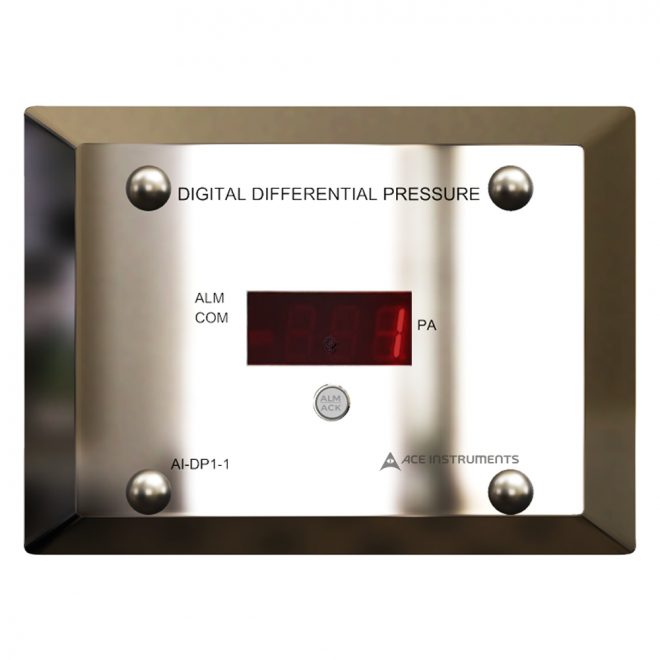 Cleanroom Digital Differential Pressure Indicator