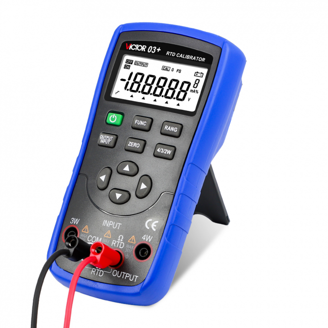The Victor 03+ Thermo Resistance Calibrator is engineered to deliver unparalleled accuracy and precision in temperature calibration.