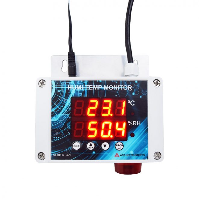 LAN-Based Temperature and Humidity Alarm Monitor