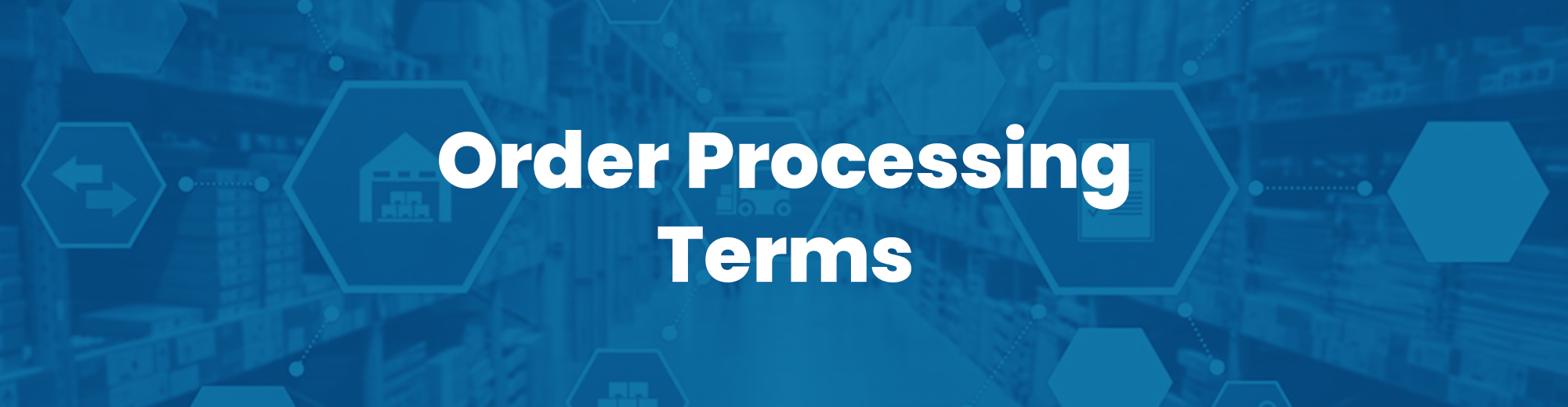 Order Processing Terms
